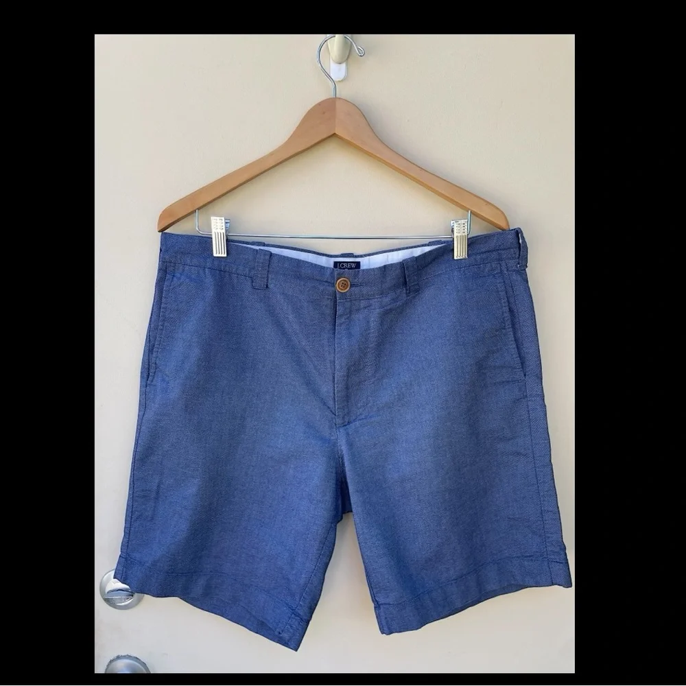 J.Crew Gramercy Blue Chino Casual Shorts - Size 36W